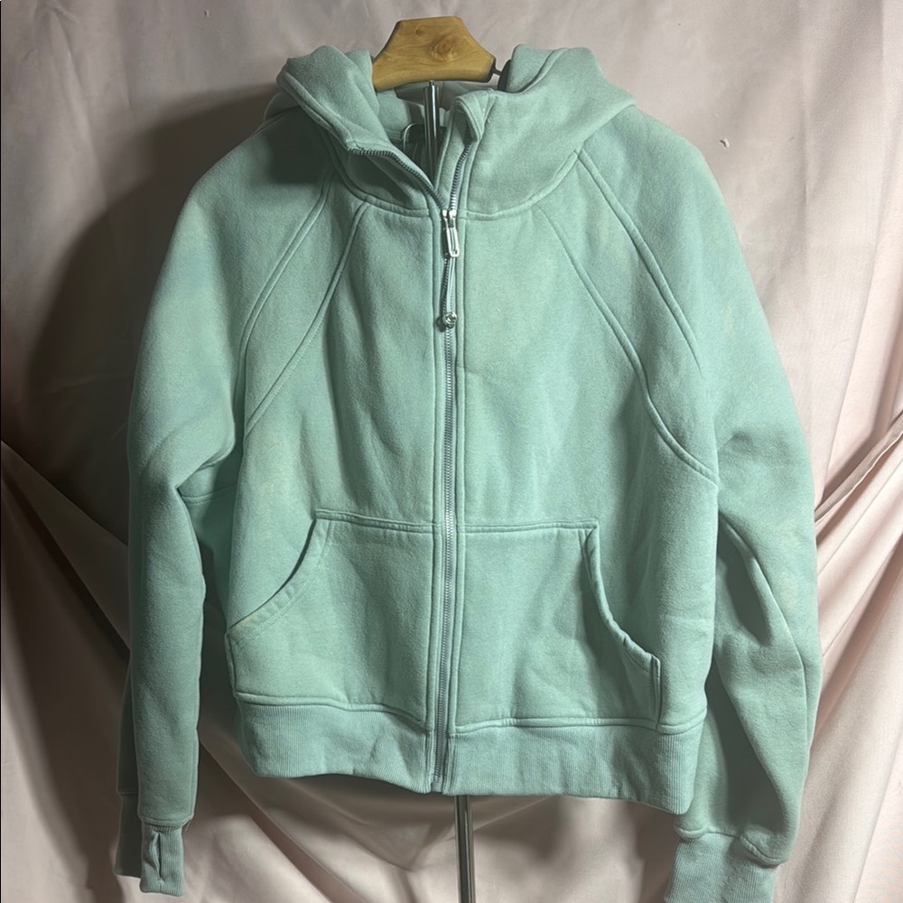 Mint Green Women's Hoodie Jacket